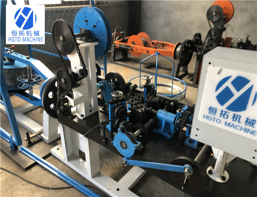 آلة تصنيع الأسلاك الشائكة HGTO 3KW ، آلة سياج الأسلاك الشائكة المغلفة بـ PVC