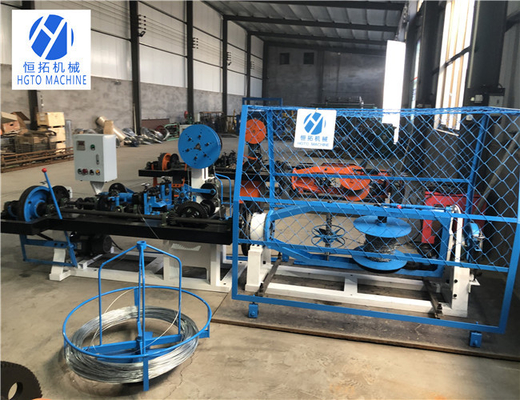 آلة تصنيع الأسلاك الشائكة الأوتوماتيكية بالكامل 3kw Motor