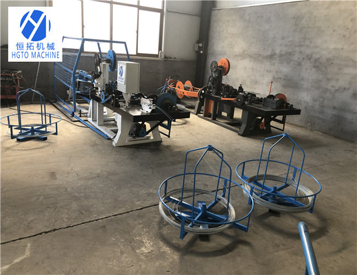 آلة تصنيع الأسلاك الشائكة HGTO 3KW ، آلة سياج الأسلاك الشائكة المغلفة بـ PVC