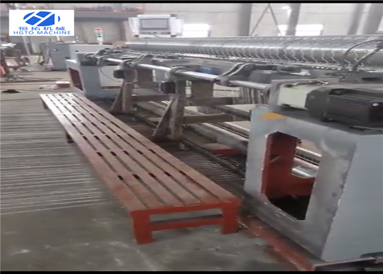 2500mm سداسية الأسلاك المعاوضة آلة التصنيع باستخدام الحاسب الآلي عكس نوع النسيج مع شبكة كبيرة الحجم
