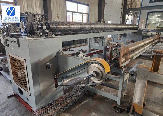 3000mm Cnc النسيج آلة شبكة سلكية سداسية لجدار الفناء