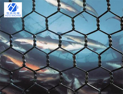 متعدد الوظائف السمك شبكة سلكية سداسية البوليستر